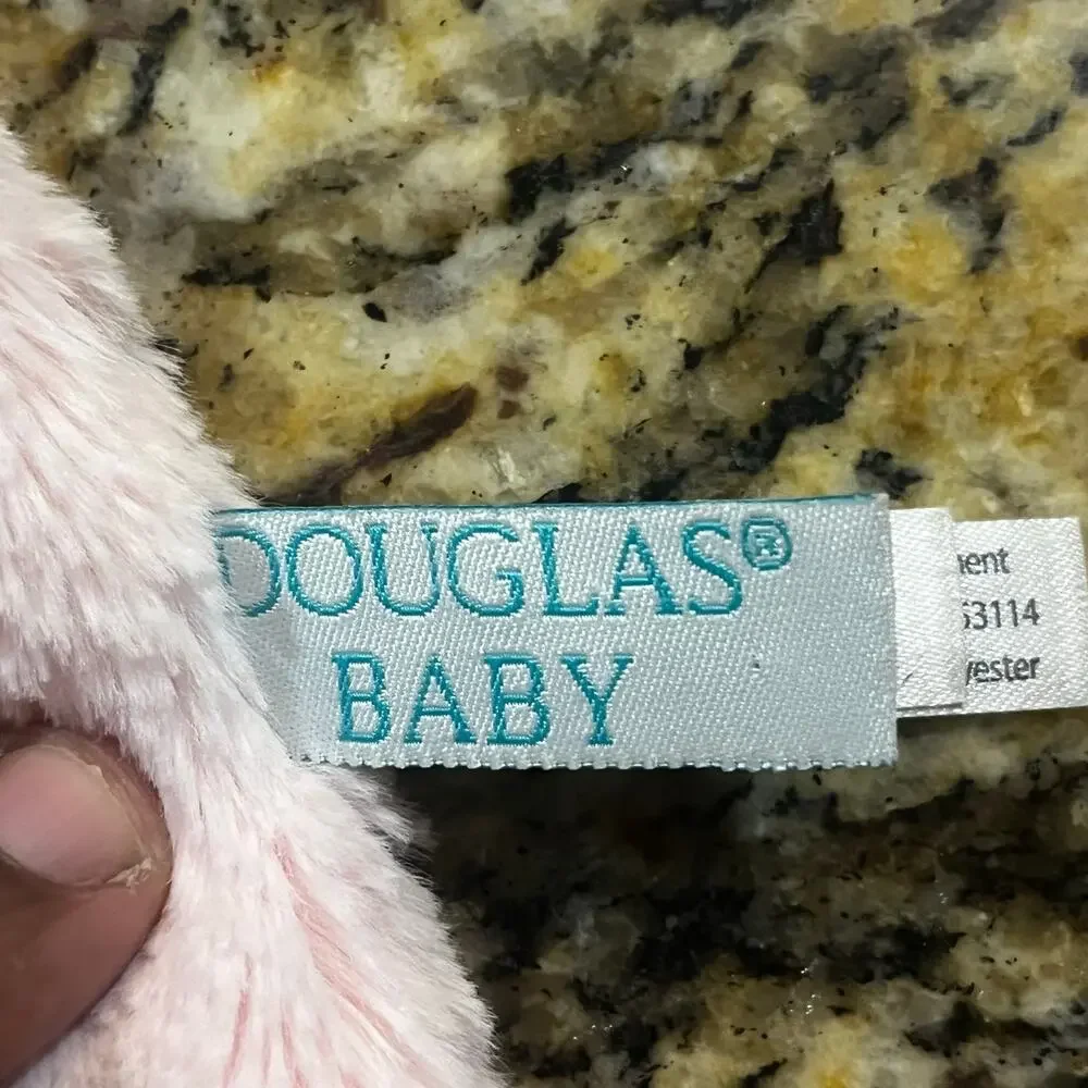 Douglas Baby Plush Bear Pink‎ Lovey Security Blanket 18
